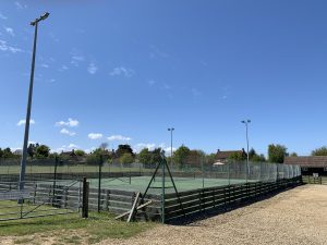 Blakeney Tennis Courts looking South West